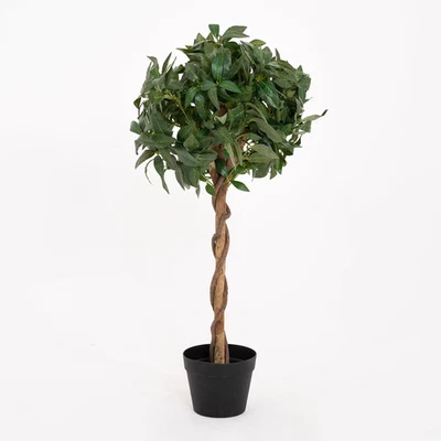 Blooming Artificial - DAMAGED 90cm / 3ft Artificial Bay Laurel Tree - Outdoor - Image 1 of 4