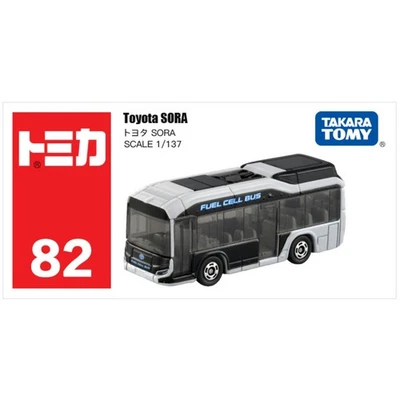 Tomica No.82 Toyota SORA Fuel Cell Bus 1/137 Takara Tomy Japan Eco Model - Image 1 of 3