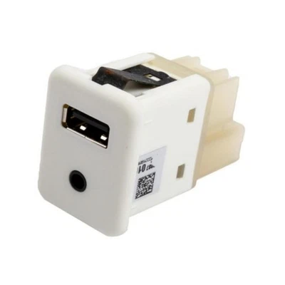Genuíno ACDelco para Cadillac SRX 2010-2012 receptáculo de áudio e USB branco 20870101 - Imagem 1 de 4