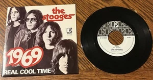 The Stooges 1969 / Real Cool Time 7” 45RPM Vinyl Record - Foto 1 di 2