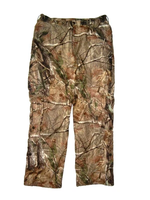 CABELAS Marrón Cálido Aislado PANTALONES CAMUFLAJE REALTREE Invierno Caza Caminata Hombres 36-ALTO Foto 1 de 4