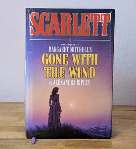 Scarlett Sequel to Gone With The Wind Alexandria Ripley 1991 Hard Cover Rare UK - Imagen 1 de 6