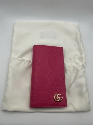 NIB Authentic GUCCI Limited Edition Pink Leather iPhone 7 Case Wallet — 第 1/4 张图片