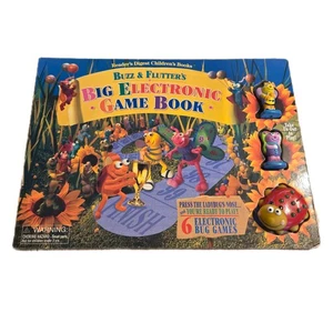 Buzz & Flutter's Big Electronic Game Book WORKS! VIDEO! - Picture 1 of 7