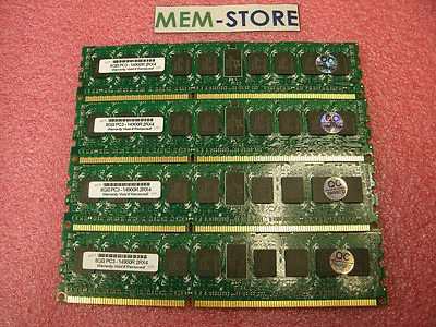 32GB (4x8GB) PC3-14900R DDR3 1866MHz ECC Memory Macpro 6,1 2013 3.7GHz Quad-Core - Image 1 of 4