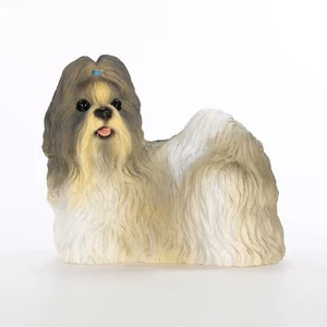 Shih Tzu Figur handbemalt Sammlerstück Statue gemischt - Bild 1 von 1