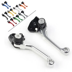1 Pair CNC Brake Clutch Lever Handle For RMZ450 2005-2019 2020 2021 2022 2018 17 - Picture 1 of 9