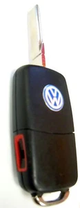 1999 - 2012 Flip Key Remote Keyless Volkswagen Part# 1J0 959 753DC / AM - 315 - Picture 1 of 5