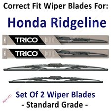 Wiper Blades 2-Pack Standard Wiper Blades fits 2017+ Honda Ridgeline - 30260/240