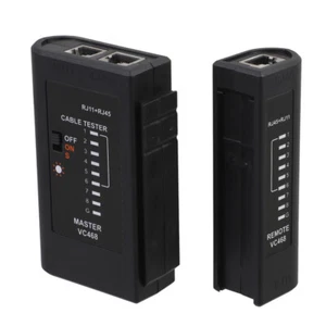3 Pack Netzwerktester Netzwerkkabel -Tester -Tool Kabeltester-Kit - Afbeelding 1 van 12