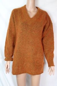 Acne Studios Long Sleeve V-Neck Alpaca Blend Sweater Size XS