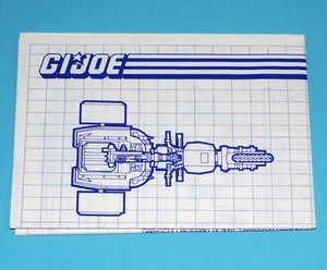 1987 GI JOE DREADNOK CYCLE SPARE BLUEPRINT INSTRUCTIONS NL FR BENELUX HASBRO - Foto 1 di 3