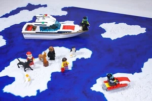 1pcs/lot. Antarctica expedition- educational, developing, play mat from "ZILUKS" - Picture 1 of 6