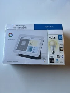 Google Nest Hub (Gen 2) Smart Home Display Wiz Smart Wi-Fi Connected 800 lm LED - Picture 1 of 6
