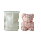 1Pc 3D Flower Bear Animal Silicone Candles Molds Arts Crafts Home Modern Decor