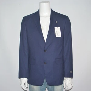 NUEVO CON ETIQUETAS RALPH LAUREN Calce Clásico Elastizado UltraFlex Azul Marino Cuadros Blazer Traje Chaqueta 41L - Imagen 1 de 7