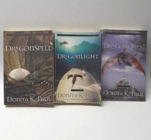 3 Donita Paul Books. Dragon Spell, Dragon Quest and Dragon Light (Paperback) - Picture 1 of 6