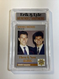 🔥Tarjeta de los Hermanos Menéndez🔥 Erik & Lyle “Entonces y Ahora” *Edición Limitada de 1000 - Imagen 1 de 2