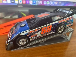 Silber 1/24 Druckguss Display Rampe - geeignet für Dirt Late Model, NASCAR, etc. - Bild 1 von 1