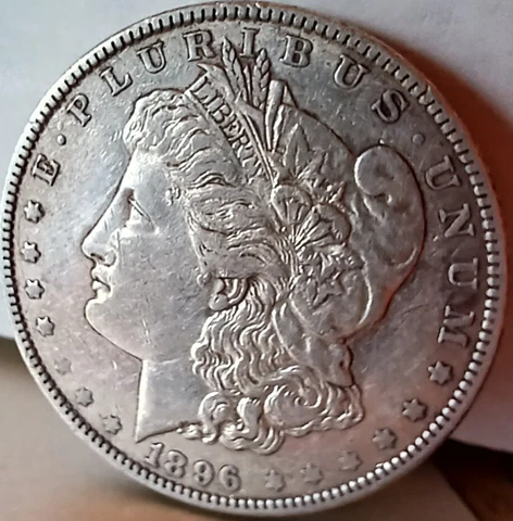 1896-O RARE! MORGAN SILVER DOLLAR XF/AU Higher Grade! Collection Piece Cover