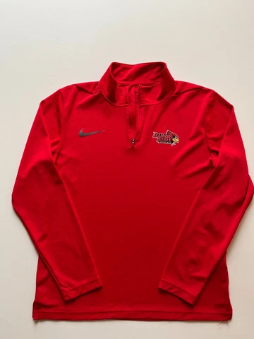 Nike Illinois State Redbirds Sweatshirt Mens Medium Red Dri-Fit Lightweight NCAA Cover