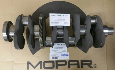 Crankshaft Jeep Wrangler 2.8TD CRD 2007-2018 68253758AA New OEM Mopar - Image 1 of 2