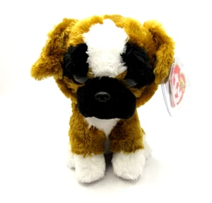 TY BEANIE BOOS - 6" 15cm BRUTUS - EL PERRO 361885 - CON ETIQUETAS - Imagen 1 de 2