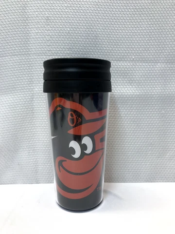 MLB Licensed Baltimore Orioles 14oz Acrylic Tumbler Coffee Mug with wrap Insert Cover