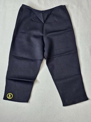Hot Shapers Neotex Thermal Capri Pants Black Womens M Medium Make You Sweat! - Image 1 of 4