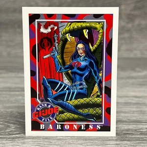 1991 Impel Hasbro GI Joe Series 1 Trading Card #36 Baroness - Picture 1 of 2