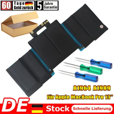 Apple A1964 Ersatz akku MacBook Pro 13" zoll A1989 Mid 2018 - Mid 2019 EMC 3214  - Bild 1 von 4