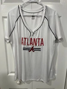Majestic Atlanta Braves Jersey Shirt XXL Mint Condition - Picture 1 of 2