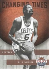 2011-12 Panini Past and Present Changing Times 1 Bill Russell Boston Celtics HOF