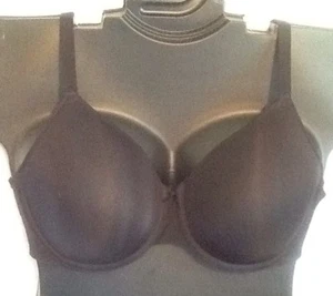 OPP Lightly Lined  Bra Smooth Full Coverage BLACK Essential Cacique Lane Bryant - Picture 1 of 12