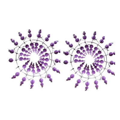 Lila  Metal Windmill Neue Kinetische Metall-, Geeignet für  und1096 - Bild 1 von 4