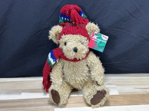 ✅Vtg ✅1996 ✅Orson Keepsake Kritters Bear ✅by Gibson Greetings ✅ Christmas Winter - Picture 1 of 9