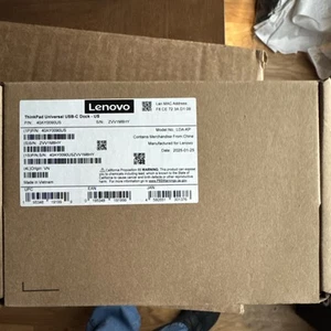 Lenovo ThinkPad Universal USB-C Docking Station - Black (40AY0090) - Afbeelding 1 van 1