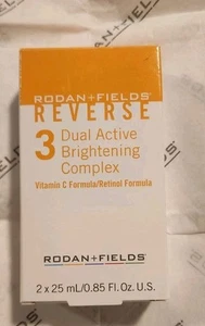 AUTHENTIC BRAND NEW RODAN+FIELDS REVERSE STEP #3 DUAL ACTIVE BRIGHTENING COMPLEX - Picture 1 of 1
