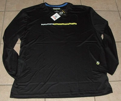 NUEVO NUEVO CON ETIQUETAS Para hombres Talla 3XL Negro Manga Larga UPF 30+ Camisa Atlética COMPETICIÓN NÁUTICA Foto 1 de 3