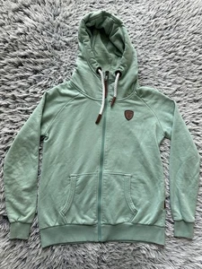 Sudadera con capucha Wanakome para mujer XL verde Hera cremallera completa - Imagen 1 de 11