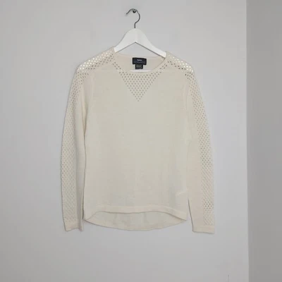 Jersey Barbour Range Rover Ratio Tejido Mujer XSmall Crema Lana Merino Alpaca Foto 1 de 4