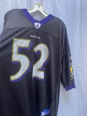 Jersey cosido Reebok On Field Baltimore Ravens Ray Lewis, 52, talla 2XL Foto 1 de 4
