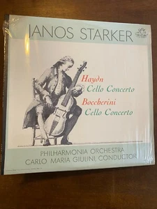 JANOS STARKER - Plays Haydn & Boccherini ~ ANGEL 35725 {nm orig} w/Carlo Giulini - Picture 1 of 6