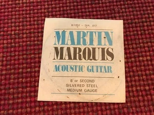 Vintage Martin Marquis .017 versilberte Stahlsaite mittlere Stärke Akustikgitarre - Bild 1 von 3