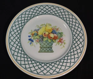 2 Villeroy & Boch Basket Bread & Butter Plates 6.25” Vintage Germany EXC - Picture 1 of 5