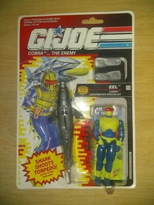 1991 hasbro GI JOE cobra EEL the enemy action figure action man shark diver - Picture 1 of 8