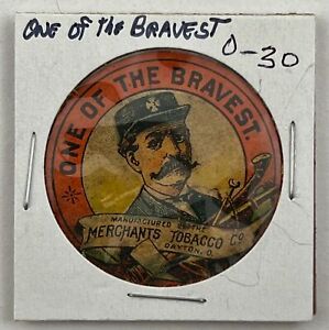 Merchants Tobacco Co. "One of the Bravest" Paper Tobacco Tag