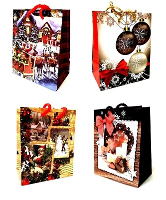 Weihnachtstüten Weihnachten Geschenktüten Geschenktaschen Tüten - Bild 1 von 4