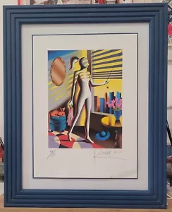 Mark Kostabi Serigrafia New day - Foto 1 di 2