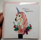 1 Niquea.D Card Quilling Happy Birthday Wishing You a Magical Birthday Unicorn